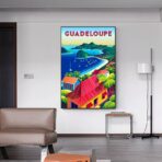 affiche vintage guadeloupe