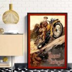 affiche vintage harley davidson