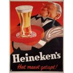 affiche vintage heineken