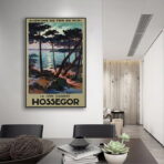 affiche vintage hossegor