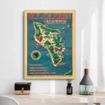 affiche vintage ile d'oleron