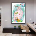 affiche vintage ile maurice