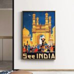 affiche vintage inde