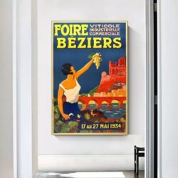 affiche vintage industrielle