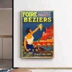 affiche vintage industrielle