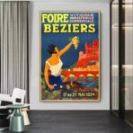 affiche vintage industrielle
