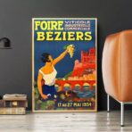 affiche vintage industrielle