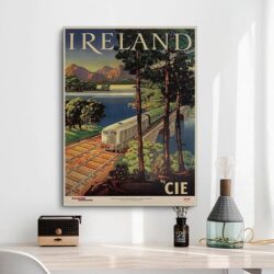 affiche vintage irlande