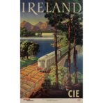 affiche vintage irlande