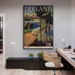 affiche vintage irlande