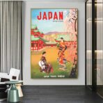 affiche vintage japan