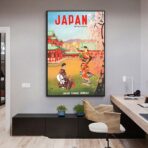 affiche vintage japan