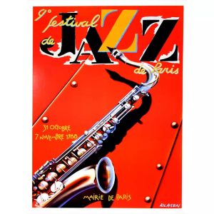 affiche vintage jazz