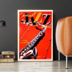 affiche vintage jazz