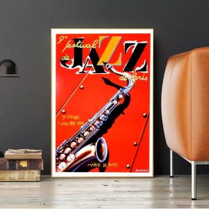 affiche vintage jazz