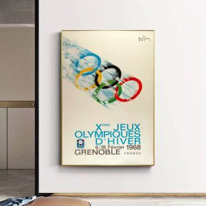 affiche vintage jeux olympiques