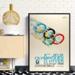 affiche vintage jeux olympiques