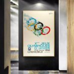 affiche vintage jeux olympiques