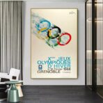 affiche vintage jeux olympiques