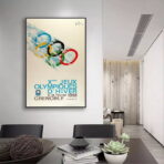affiche vintage jeux olympiques