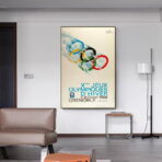 affiche vintage jeux olympiques
