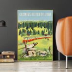 affiche vintage jura