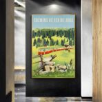 affiche vintage jura