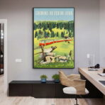 affiche vintage jura