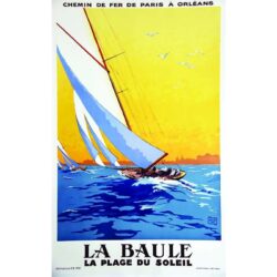 affiche vintage la baule