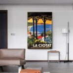 affiche vintage la ciotat