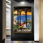 affiche vintage la ciotat