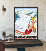 affiche vintage la cluzaz