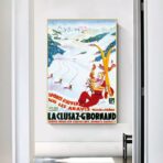 affiche vintage la cluzaz