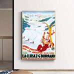 affiche vintage la cluzaz