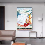 affiche vintage la cluzaz
