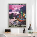 affiche vintage la rochelle