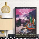 affiche vintage la rochelle