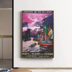 affiche vintage la rochelle