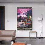 affiche vintage la rochelle