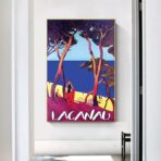 affiche vintage lacanau