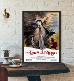 affiche vintage le seigneur des anneaux