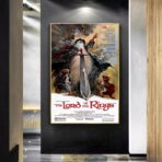 affiche vintage le seigneur des anneaux