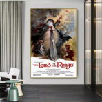 affiche vintage le seigneur des anneaux