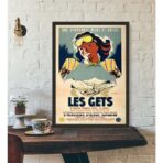affiche vintage les gets