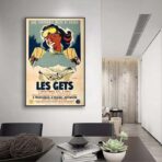 affiche vintage les gets
