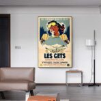 affiche vintage les gets