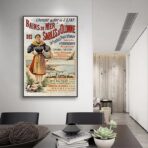 affiche vintage les sables d'olonne