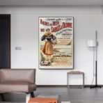 affiche vintage les sables d'olonne