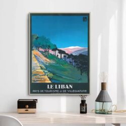 affiche vintage liban