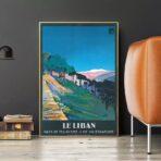 affiche vintage liban